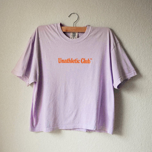 Unathletic Club Boxy Tee – Orchid