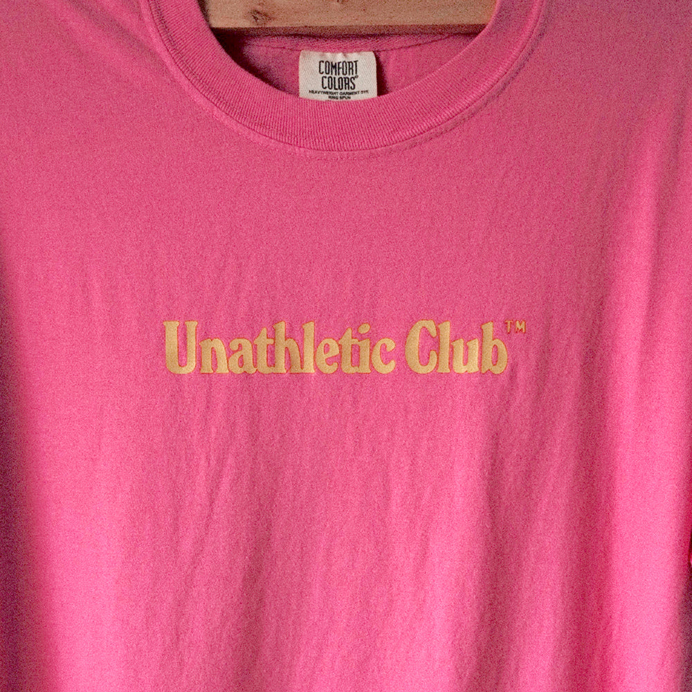 Unathletic Club Tee – Pink