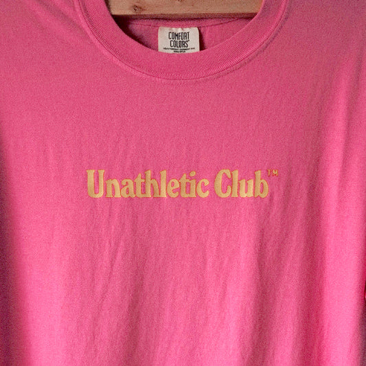 Unathletic Club Tee – Pink