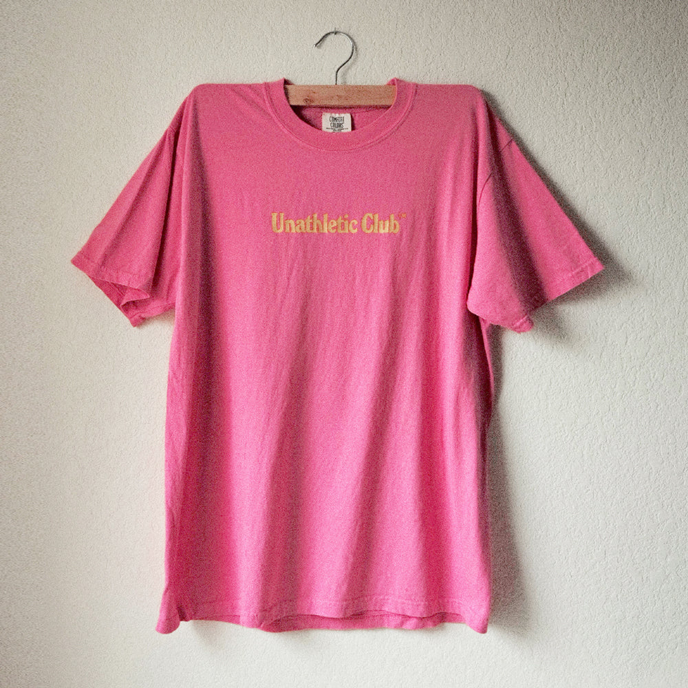 Unathletic Club Tee – Pink